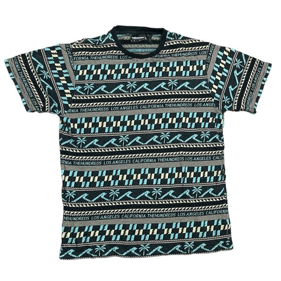 The Hundreds T-Shirt Men's Large Knit Soft Palm Trees & Waves California - Picture 1 of 9
